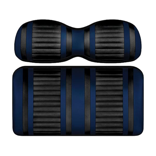 DoubleTake Deluxe Extreme Stripe rear seat cushion in Navy and Black