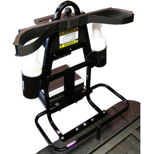 "The Answer" Golf Cart Deluxe Golf Club Bag Rack with Accessories