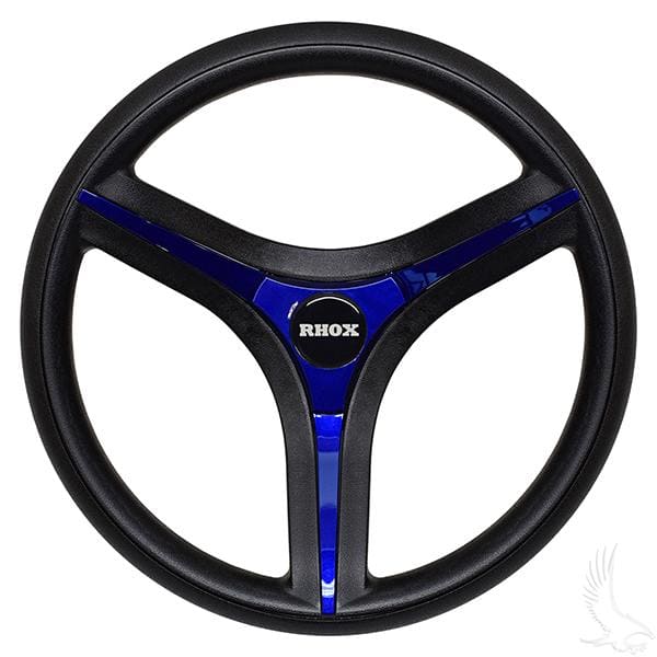 Brenta st golf cart steering wheel with blue insert