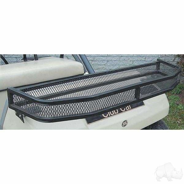 Club Car DS Golf Cart Black Mesh Steel Front Clays Cargo Storage Basket