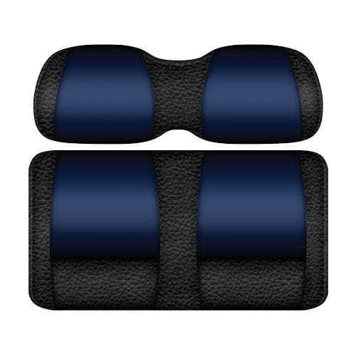 Club Car Golf Cart Replacement Front Seat Cushions-  Doubletake Veranda Navy color.