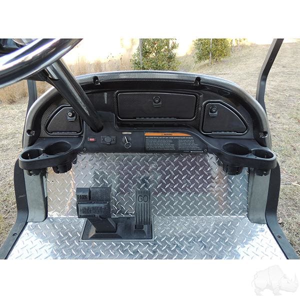 Custom Club Car Precedent Golf Cart Dash Kit with Locking Glove Boxes