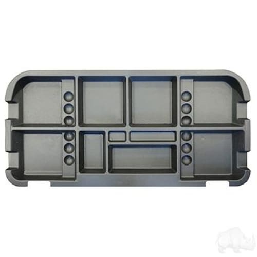 Electric Golf Cart Black ABS Plastic Under Seat Storage Tray