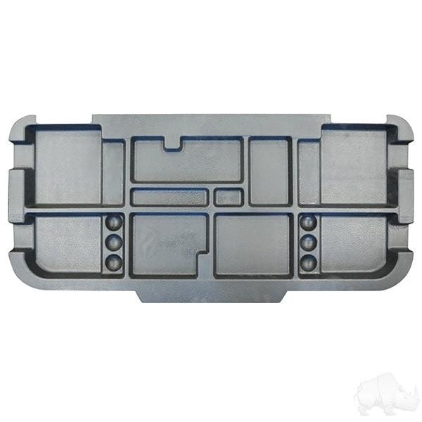 Electric Golf Cart Black ABS Plastic Under Seat Storage Tray