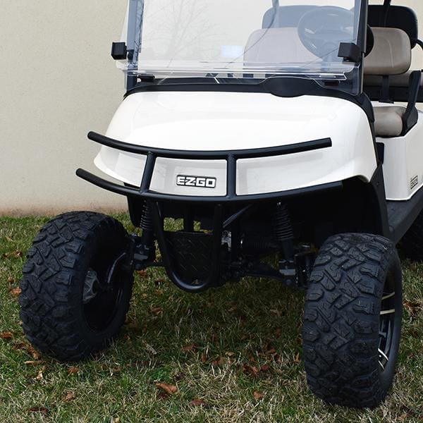 Ezgo rxv golf cart black powder coated front brush guard