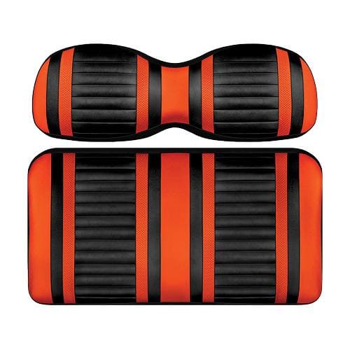 Ezgo rxv golf cart front seat cushions - extreme stripe by