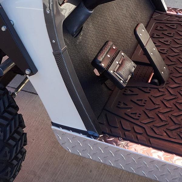 EZGO TXT 1994-2013 Golf Cart Custom Dash Carbon Fiber Dash Legs installed