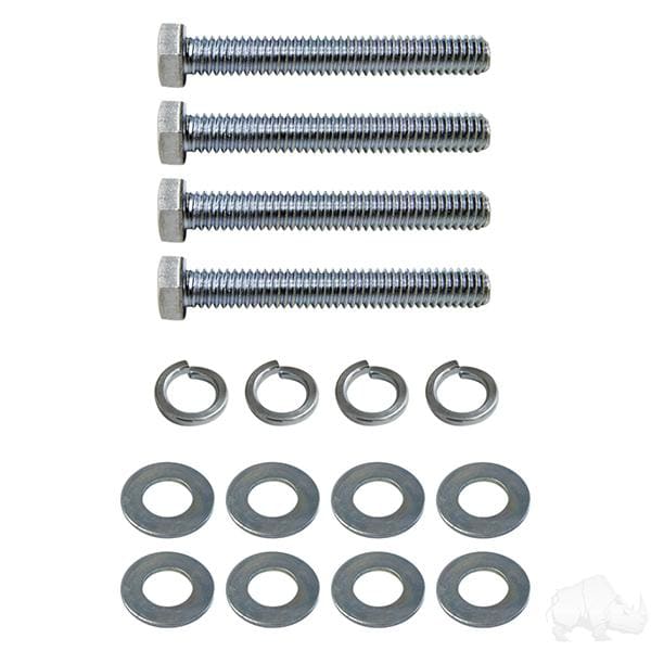 Ezgo txt golf cart black powder coated steel brush guard