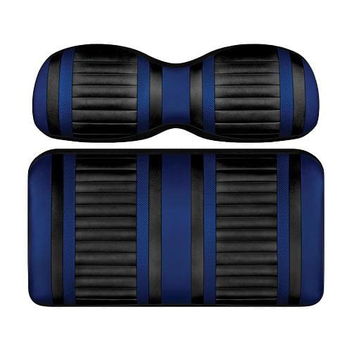 Ezgo txt golf cart front seat cushions - extreme stripe by