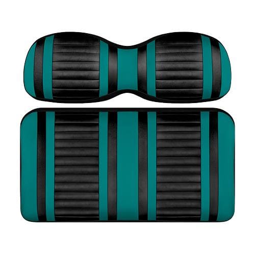 Ezgo txt golf cart front seat cushions - extreme stripe by