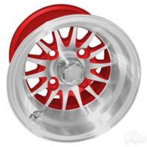Set of (4) 22x10-10 RHOX Blizzard Off Road Tires with Your Choice of Aluminum Phoenix Wheels for Lifted Golf Carts