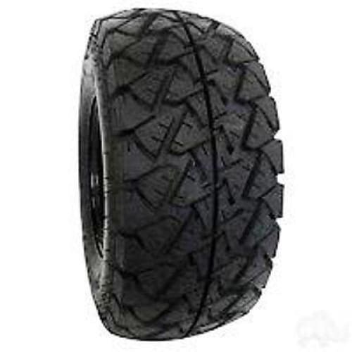 Set of (4) 22x10-10 RHOX Blizzard Off Road Tires with Your Choice of Aluminum Phoenix Wheels for Lifted Golf Carts