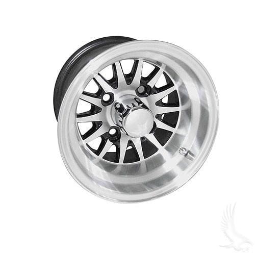 Set of (4) 22x10-10 RHOX Blizzard Off Road Tires with Your Choice of Aluminum Phoenix Wheels for Lifted Golf Carts
