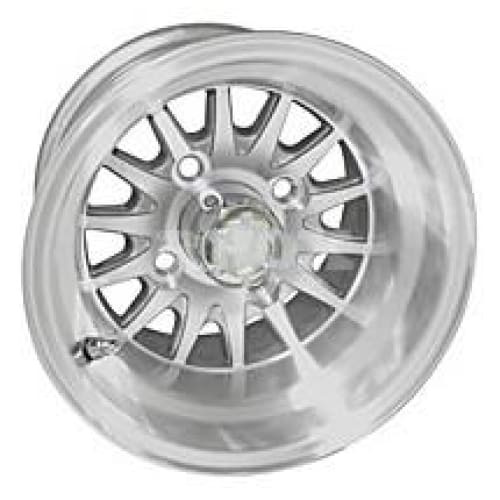 Set of (4) Golf Cart Lo Pro 205/50-10 Tires Choice of Spoke Aluminum Wheels