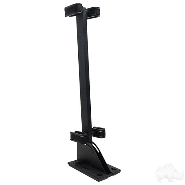 Universal golf cart hunters stand up two gun rack
