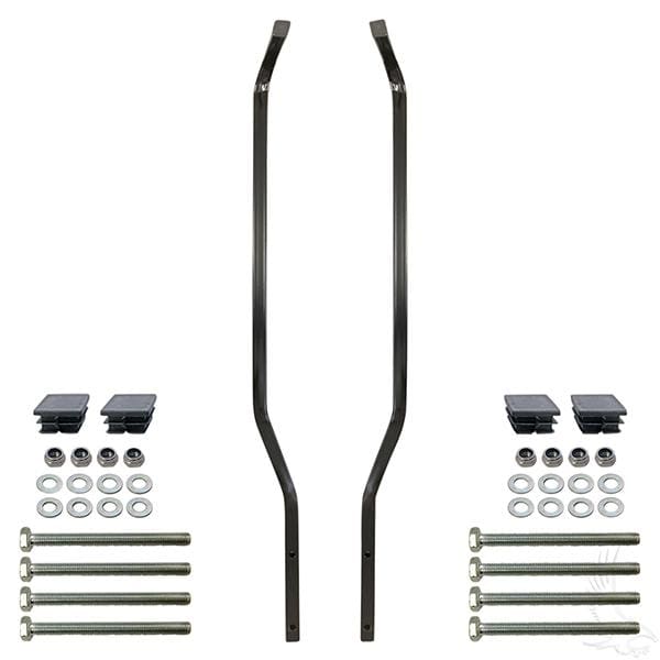 Universal golf cart rear top struts and hardware kit