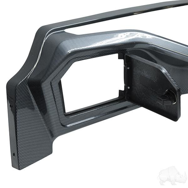 Yamaha drive 2 custom golf cart dash kit in carbon fiber
