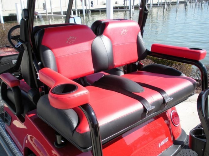 Custom Rear Golf Cart Seat Cushions