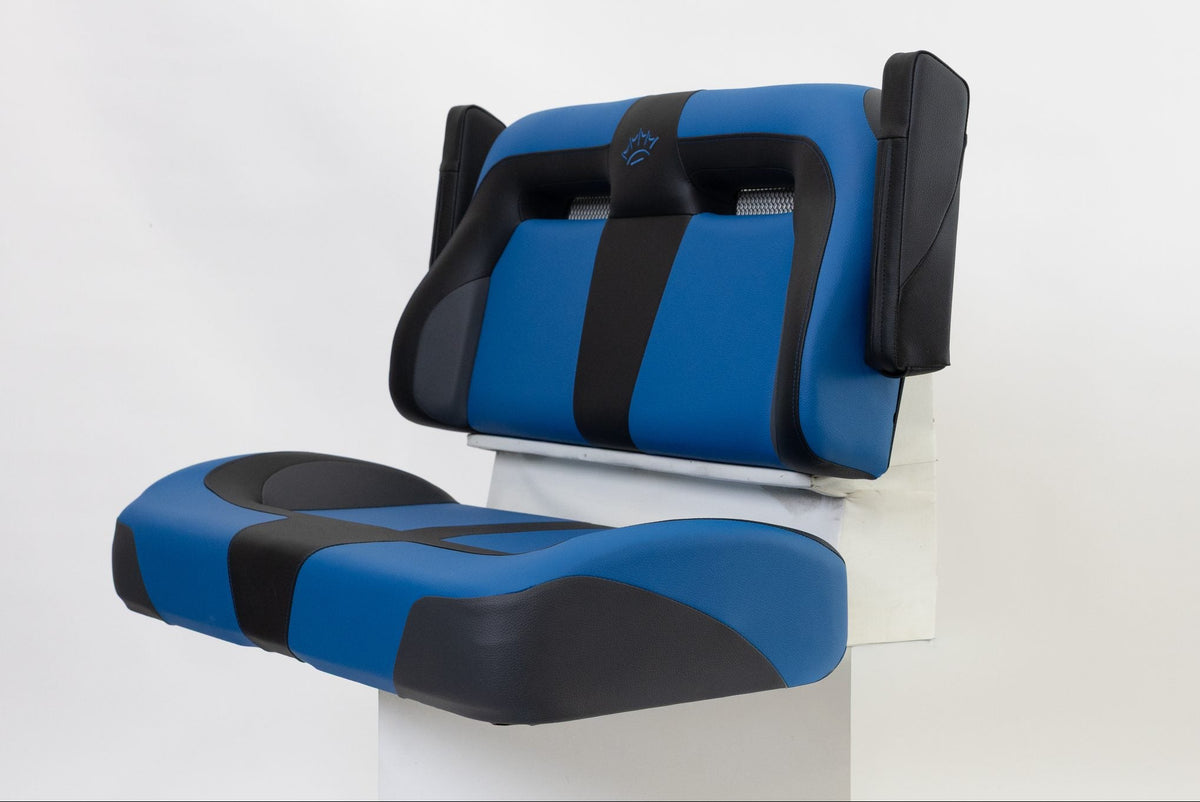Suite Seats Sport Series Blue Black Side Arm Up