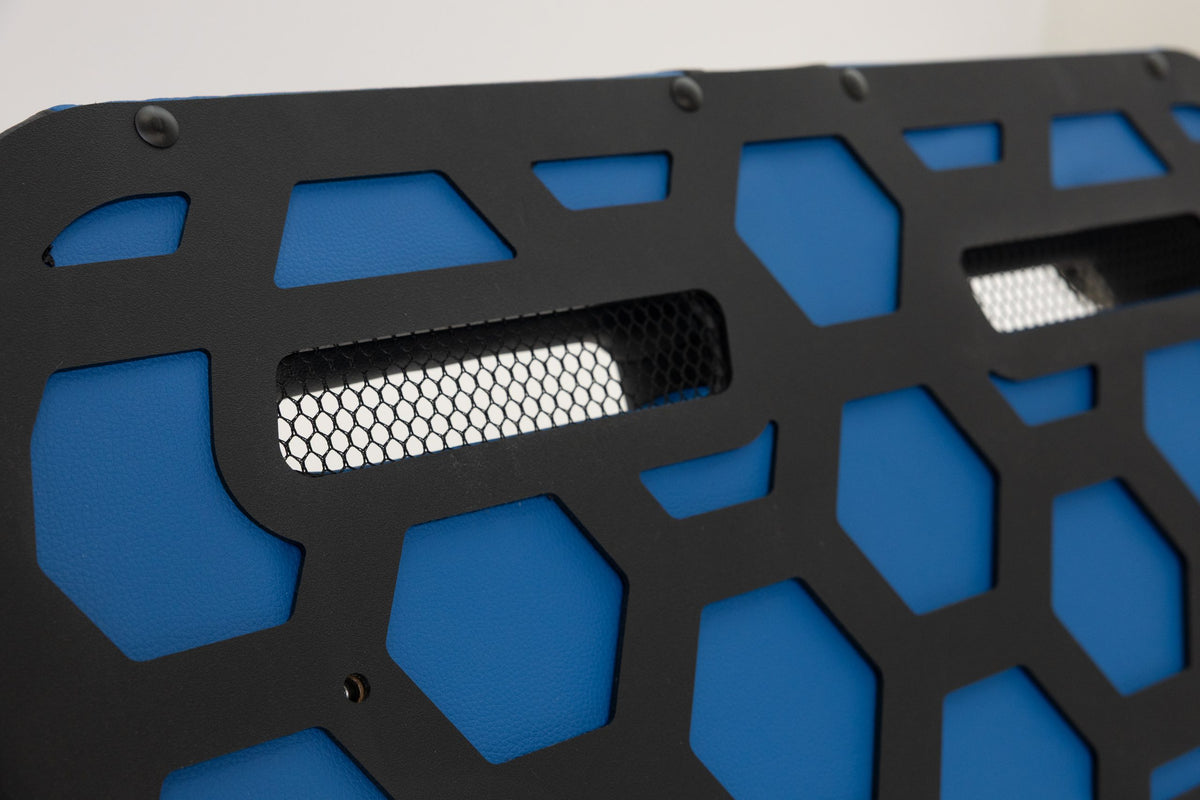 Suite Seats Sport Series Blue Black Back Close