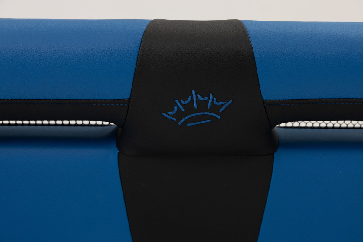 Suite Seats Sport Series Blue Black Logo