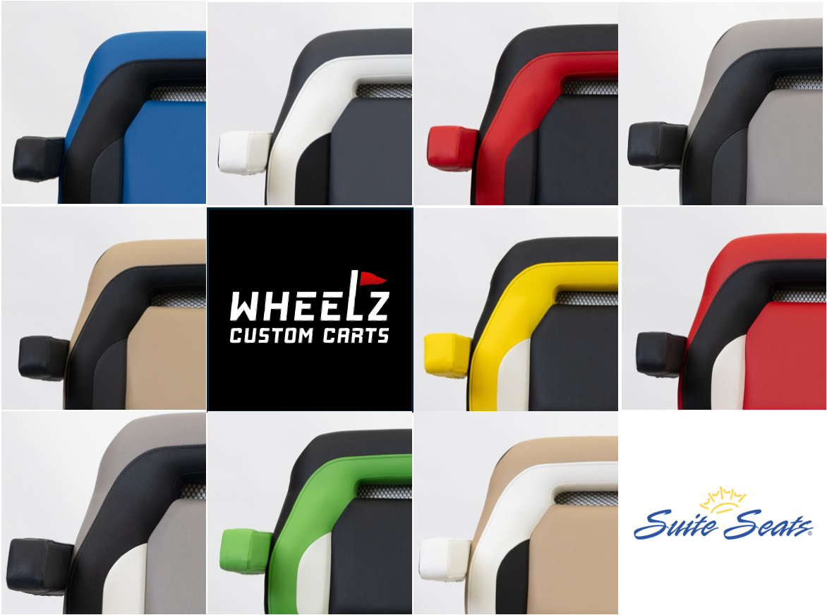 Suite Seats Sports Series Golf Cart Seat Cushions Color Options