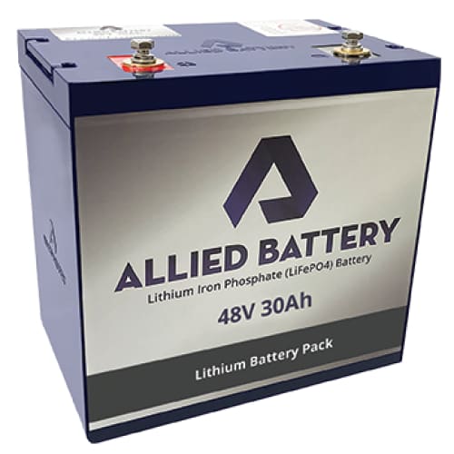 Allied 48V Lithium Battery Set & Charger - EZGO