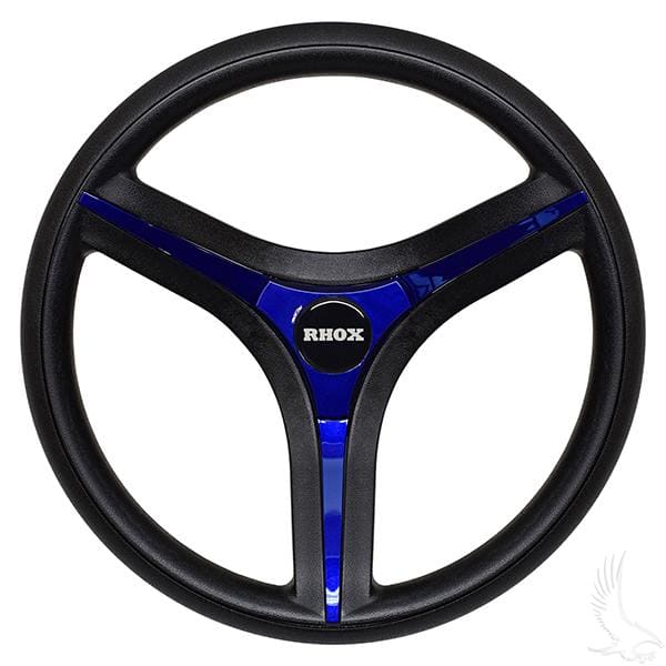Brenta st golf cart steering wheel with blue insert 