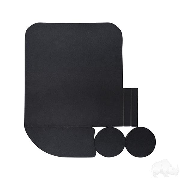 Club Car Deluxe Dash with Radio and Speaker Cutouts Inserts