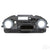 Club Car Deluxe Dash with Radio and Speaker Cutouts Carbon Fiber