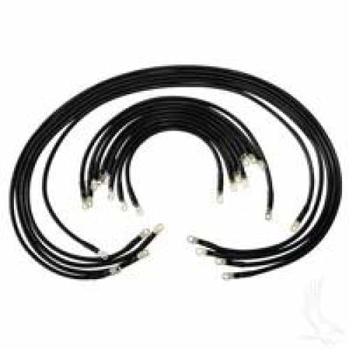 Club Car DS 48V 95+ PowerDrive Golf Cart Heavy Duty 4 Gauge Complete Battery Cable Set