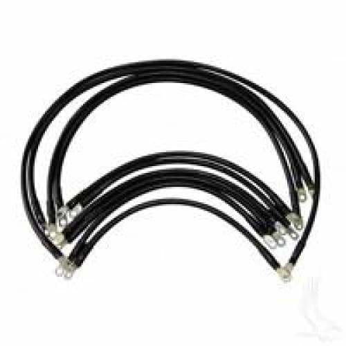 Club Car DS 48V IQ Golf Cart Heavy Duty 4 Gauge Complete Battery Cable Set