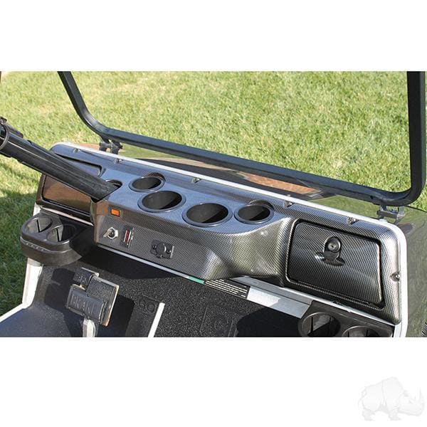 Club car ds custom dash with locking compartments and four 