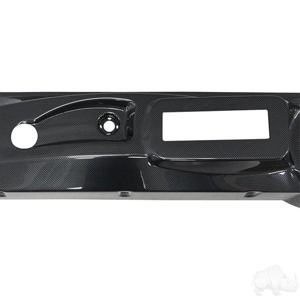 Club Car DS Deluxe Dash with Radio / Speaker Cutout - Carbon Fiber
