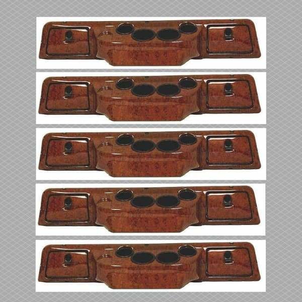 Club Car DS Golf Cart Pack of 5 Custom Dash Kits with Locking Glove Boxes