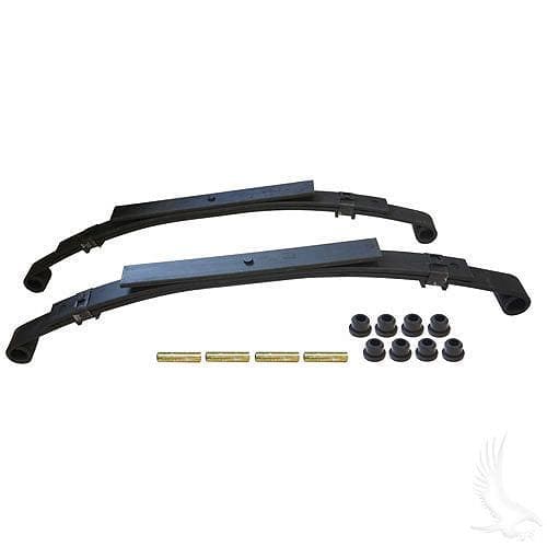 Club Car DS Golf Cart Rear Heavy Duty Three Leaf Spring Kit with Bushings