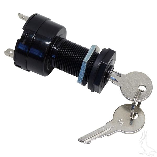 Club Car DS &amp; Precedent Gas Golf Cart 2 Terminal Uncommon Key Switch