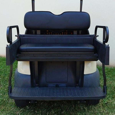 Club Car Precedent Golf Cart Rear Flip Seat / Cargo Box - WHEELZ Custom ...