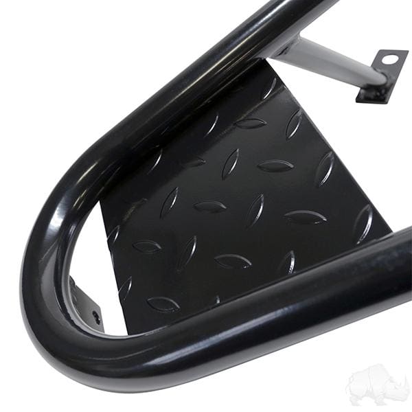 Ezgo rxv golf cart black powder coated front brush guard