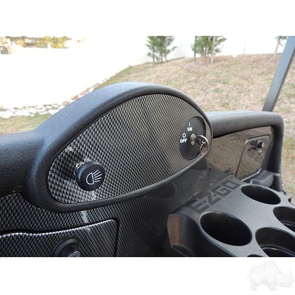 EZGO RXV Golf Cart Custom Dash Kit with Gauge Panel Insert