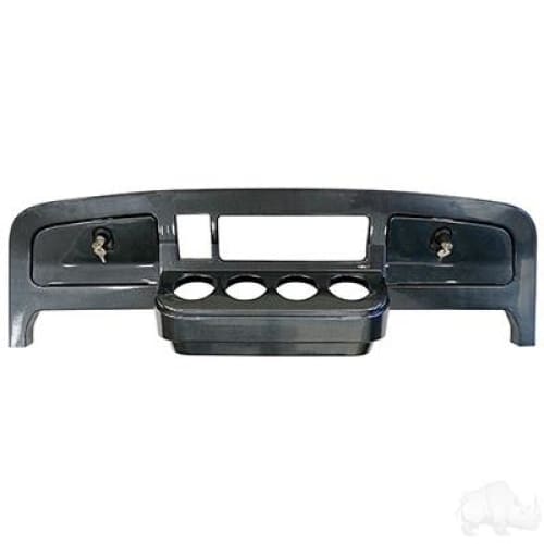 EZGO TXT 2014+ Golf Cart Custom Dash with Locking Glove Boxes & Four Cup Holders