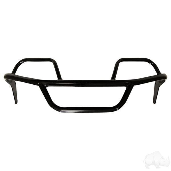 Ezgo txt golf cart black powder coated steel brush guard 