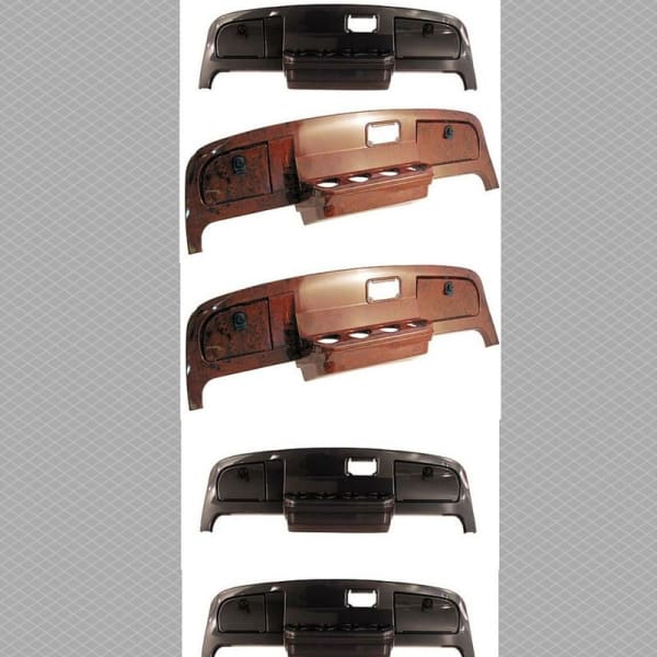 EZGO TXT Golf Cart Pack of 5 Custom Dash Kits with Locking Glove Boxes