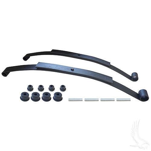 Golf Cart Dual Action Rear Leaf Springs with Bushing Kits