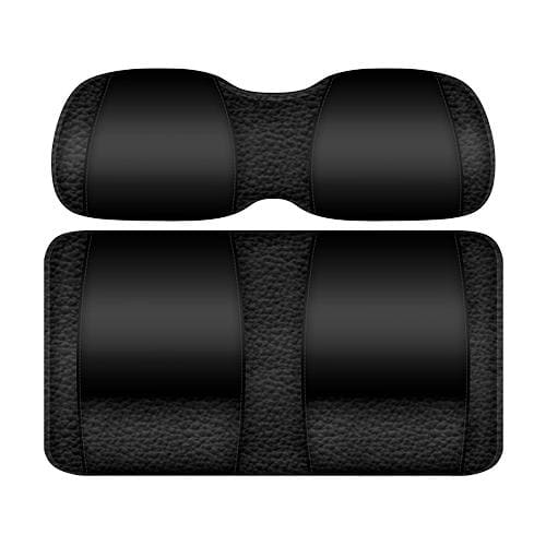 Golf Cart Replacement Rear Seat Cushions-  Doubletake Veranda Club car EZGO Yamaha Black