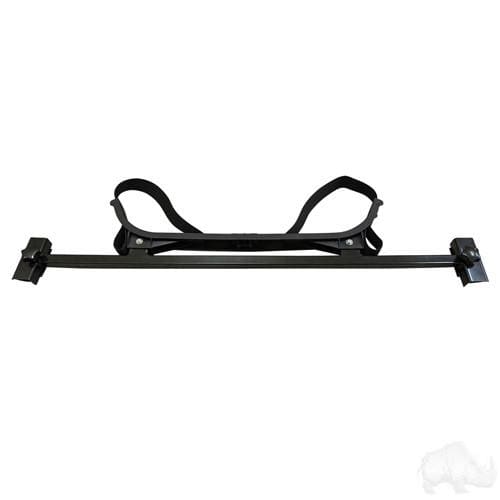 Red Hawk Universal Golf Cart Rear Seat Golf Bag Rack Adjustable Attachment