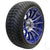 Set of (4) 205/35R-15 Golf Cart Street / Turf Tires with #603 Aluminum Wheels