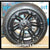 Set of (4) Golf Cart 215/40-12 Excel DOT Street Tire w/ SS212 Black Aluminum Wheels