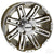 Set of (4) rhox rx265 12 machined bronze golf cart wheels - 