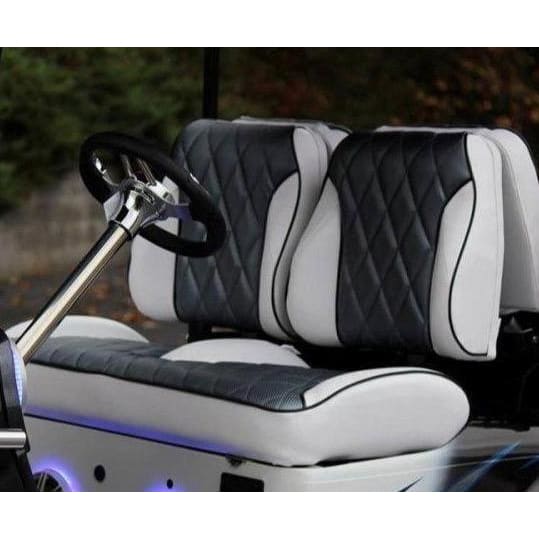 EZGO TXT/Medalist Golf Cart Seat Bottom Cushion (Black)